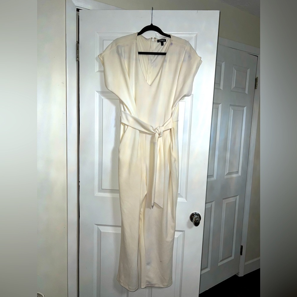 COPY - Express XL Ivory jumpsuit
